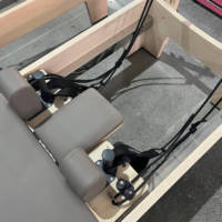 Lit de Pilates Reformer Commercial en Bois d'Érable - Portable, Sain, Durable et Écologique