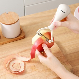 Éplucheur à pommes de terre en acier inoxydable avec logo/couleur personnalisés, couteau à éplucher manuel pour fruits et légumes, pour une utilisation en cuisine - Product Image 2