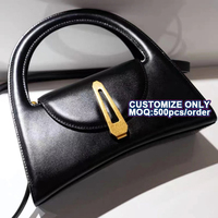 Sac à main élégant en cuir PU rond intégré PA0331, sacs à main personnalisés, sacs de luxe pour femmes, nouveau design, sac demi-lune, sac pour femmes