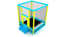 Trampolín Rectangular Pequeño Personalizable Gratuito, Trampolín Profesional Grande para Interiores, Parque de Trampolines Comercial para Niños