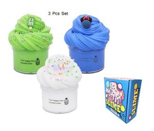 Wholesale 3 Colors Plastic Fluffy Unicorn <b>Slime</b> Clay Educational Toy for Kids EN71 Certified 100g - Product Image 6