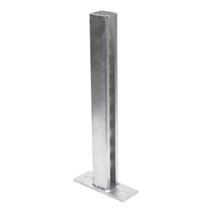 200mm Length Zinc Plated Unbraced Cantilever <b>Brackets</b> Wall Plate Welded on 27x18x1.2mm C Shape Profile for Simplify Fixing - Product Image 2