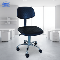 Chaise en mousse PU ESD Leenol en gros, chaise ESD en PU pour entrepôt industriel, atelier, laboratoire