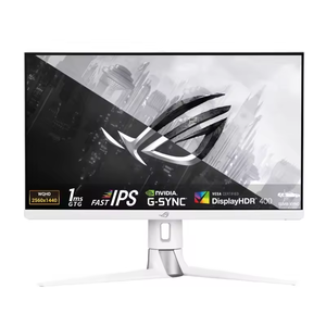Moniteur de jeu plat <span class=keywords><strong>ASUS</strong></span> <span class=keywords><strong>ROG</strong></span> <span class=keywords><strong>Strix</strong></span> XG27AQ-W 27 pouces avec résolution 2560x1440, 170 Hz, 1 ms, 400 cd/m2 pour les joueurs professionnels - Product Image 1