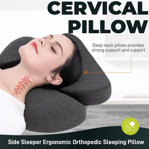 Adjustable Neck <b>Pillows</b> for Pain Relief Sleeping Enhanced Ergonomic Contour <b>Shoulder</b> Support Cervical Memory Foam <b>Pillow</b> - Product Image 4