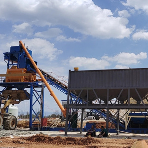 Planta Mezcladora de Cemento y Agregados HZT120 de Alto Rendimiento, Planta de Hormigón Premezclado Fija - Product Image 2