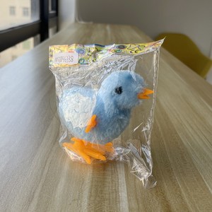 어린이 교육 클래식 재미있는 다채로운 시계 점프 작은 봉제 동물 바람 치킨 장난감 - Product Image 6