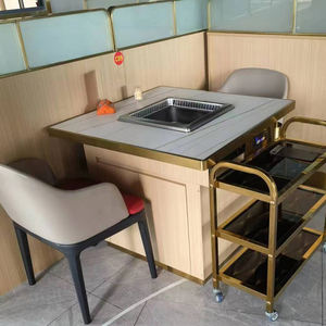 Marmite chaude pour <span class=keywords><strong>barbecue</strong></span> intérieur personnalisé <span class=keywords><strong>table</strong></span> de <span class=keywords><strong>barbecue</strong></span> <span class=keywords><strong>table</strong></span> en pierre frittée <span class=keywords><strong>avec</strong></span> <span class=keywords><strong>barbecue</strong></span> <span class=keywords><strong>barbecue</strong></span> marmite <span class=keywords><strong>table</strong></span> à manger intégrée - Product Image 6