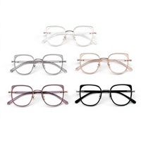 Vente directe d'usine, lunettes optiques anti-lumière bleue pour la lecture sur ordinateur, verres CR39 avec charnières à ressort, lunettes fines
