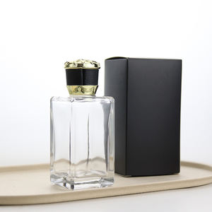 Bouteilles de parfum de luxe de forme unique pour hommes et femmes Bouteille de parfum vide de 100ml avec boîte - Product Image 5