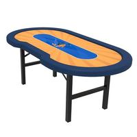 YH Casino Texas Utilisé 5cm Pieds En Acier Inoxydable Pliable de Luxe Jeu de Tableau de Tisonnier