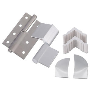 Matériau de porte en alliage d'aluminium avec charnière de purification Tête d'étanchéité de porte Charnière asymétrique mobile en acier inoxydable Alliage d'aluminium - Product Image 1