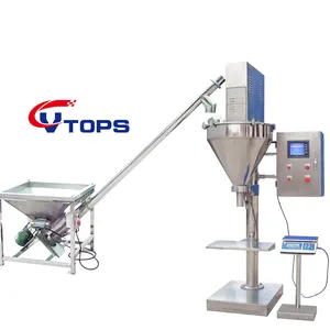 Soap Washing Powder Filling Packing Machine / Auger FillerとScrew Conveyor Feeder