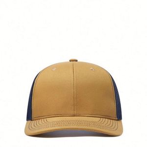 หมวกแก๊ปแบบ snapback 6 แผง สีพื้น 80 สี สำหรับทุกเพศ ขายส่ง ปรับแต่งโลโก้ได้ รุ่น Richardson 112 หมวก trucker ตาข่าย ผ้าฝ้าย/โพลีเอสเตอร์ สปอร์ต - Product Image 4