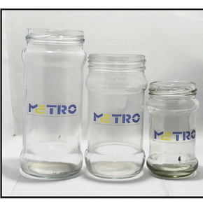 Pot en verre Koen Jr de qualité supérieure, 400 ml, avec couvercle hermétique, idéal pour le miel, la confiture, les épices, pour la cuisine à domicile - Product Image 3