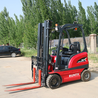 Montacargas de 2 Toneladas con Batería de Plomo-Ácido y Controlador Americano, Mini Elevador Hidráulico Eléctrico