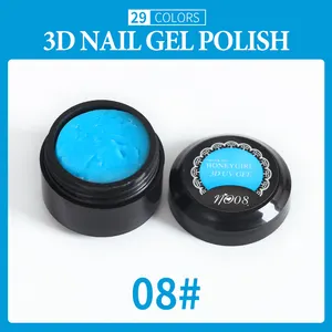 Honeygirl – Gel de sculpture 3D, vente en gros, marque privée, Gel de sculpture OEM pour Nail Art