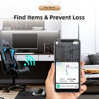 Traceur GPS intelligent Micflip, dispositif anti-perte avec alarme, système double compatible, localisateur de bagages, clés, compatible iOS, Android, Google