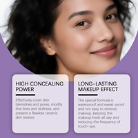 Pensil Concealer Foundation 2-in-1 Pengubah Warna Dengan Kuas, Hasil Halus Tanpa Noda, Tahan Air, Grosir Perlengkapan Kecantikan Reseller