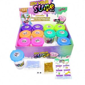 2019 New Shake Slime Magic Shake Powder Diy Slime Kit Kids Slime <b>Set</b> - Product Image 2