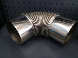 Coude en U en acier inoxydable <span class=keywords><strong>pour</strong></span> cheminée de chauffage au gaz, 180 degrés, 90 degrés, 45 degrés, genou au choix - Product Image 3