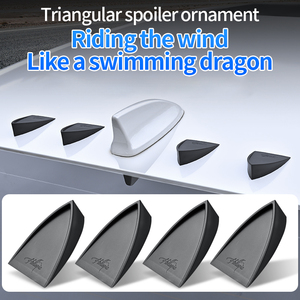 4 Piezas de Alerón Triangular Universal para Techo de Automóvil, Piezas Decorativas de Modificación Deportiva - Product Image 1