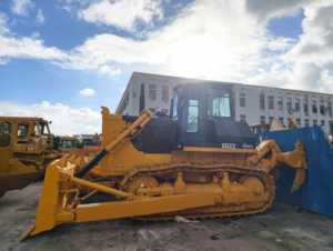 Bulldozer SHANTUI SD22 d'occasion, pompe hydraulique stable, entretien facile, chenilles épaisses, train de roulement stable, prêt à être expédié - Product Image 1