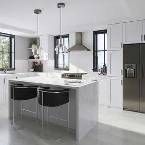 Custom Wooden Modern Shaker Modular Kitchen <b>Cabinets</b> for Apartment Mall Dining & <b>Wine</b> Cellar Use - Product Image 3