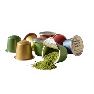Cápsulas de Matcha de Mezcla Personalizada, Fórmula Única, Cápsulas de Té Verde Compatibles con Nespresso, Dolce Gusto, Keurig, Marca Privada, OEM, Venta al Por Mayor - Product Image 1