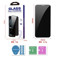 Protection d'écran en verre trempé anti-espion pour iPhone 18 17 16 15 14 13 12 Pro Max Plus – Film de confidentialité du fournisseur OEM