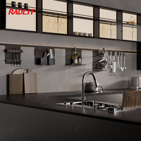 Éclairage LED encastré en aluminium avec détecteur de mouvement, système de suspension mural moderne pour éclairage sous-meuble, cuisine, maison intelligente, USB