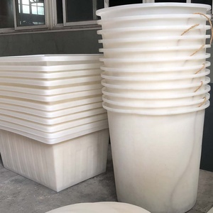 Grand Fermenteur Vertical Rond en Plastique de Qualité Alimentaire à Couvercle Ouvert pour Pickles, Grands Barils d'Eau à Vendre - Product Image 6