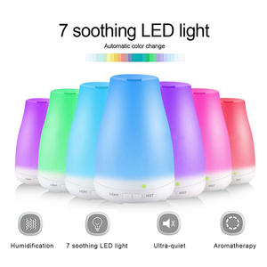 Diffuseur d'huiles essentielles blanc Yx108, humidificateur ultrasonique de 120ml avec lumière LED pour usage domestique - Product Image 2