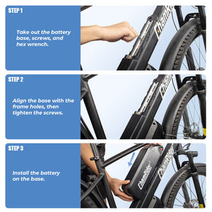 Batterie de vélo électrique Hailong de haute qualité, lithium-ion, 18Ah, 27Ah, 36v, 48v, batterie de vélo électrique pour tube descendant, pour vélo électrique - Product Image 5