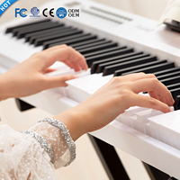 ABS Recorder Music Instrument 88 Weighted Piano Keys USB-MIDI APP MIDI Digital Piano Keyboard Controller Synthesizer for Dealer
