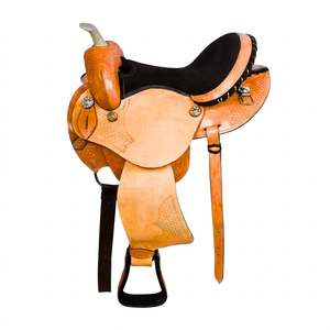 Silla de Montar Reutilizable de Cuero Genuino Hecha a Mano, Estilo Western e Inglés, Venta al por Mayor desde Pakistán - Product Image 1