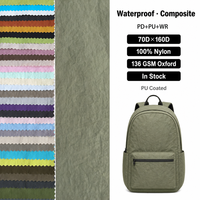 Tissu Oxford 280T 100% nylon, imperméable, enduit PU, tissé, pour garçons et filles, utilisation en extérieur