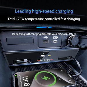 Station de charge rapide USB-C 12-24V pour modification et mise à niveau de voitures 2020-2023, compatible Breeze/CR-V - Product Image 4