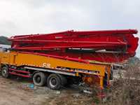 Bomba de Concreto SANY SY5419THB de 52m con Motor Diésel Usado y Productividad de 170m/h, 1000 Horas de Uso Probadas e Inspeccionadas