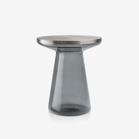 Table basse moderne en verre trempé, style nordique, pour salon, balcon, meuble d'appoint, usage domestique