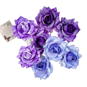 Flor Artificial de Seda con 3 Cabezas, Arreglo Floral Realista de Plástico para Decoración de Bodas y Hogar - Product Image 5
