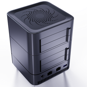 Servidor NAS Intel Jasper Lake <span class=keywords><strong>N4500</strong></span> de 4 Bahías para SSD de 2.5\", 8GB/16GB de RAM, Almacenamiento en la Nube Multi-Interfaz para Copia de Seguridad de Datos en el Hogar y Negocios - Product Image 5