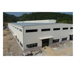 Easy Modular Factory Warehouse Estrutura de acero Edifícios Pré-fabricados Estrutura en acier Steel Structure System