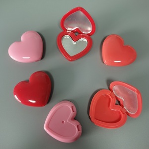 Y031 1.4g INS 2025 Mini Caja de Lápiz Labial con Forma de Corazón de Durazno, Linda y en Oferta, con Espejo, Plástico ABS, Caja de Muestra Pequeña para Cosméticos - Product Image 5