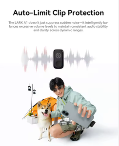 Hollyland <span class=keywords><strong>LARK</strong></span> A1 Plastic Lavalier Draadloze Microfoon Omni-directionele Ruisonderdrukking voor iPhone TikTok Vlogging Podcasts - Product Image 4