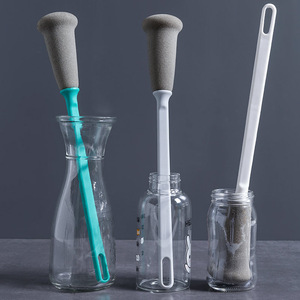 Cup Scrubber Glass Water <strong>Bottle</strong> Cleaner <strong>Brush</strong> Long Handle Baby <strong>Bottles</strong> Cleaner <strong>Brush</strong> Soft Sponge <strong>Bottle</strong> <strong>Brush</strong> - Product Image 6