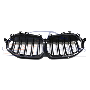 Calandre avant double lamelles en ABS noir brillant pour Série <span class=keywords><strong>1</strong></span> F40 2019+ (<span class=keywords><strong>1</strong></span> pièce/kit) - Product Image 4