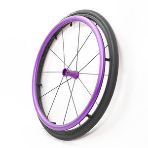 Roues de rechange pour fauteuil roulant manuel sport de 24 pouces, pneus Marathon à air, possibilité de personnalisation en usine - Product Image 2