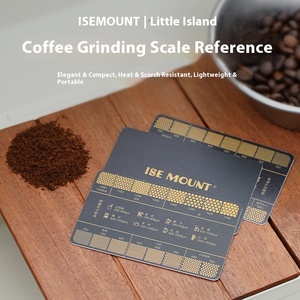 ISE MOUNT Moulin à <span class=keywords><strong>café</strong></span> en obsidienne extérieur Type de dés en plastique Taille grossière Tableau de référence Carte de comparaison incluse - Product Image 5