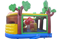 Nouveau design jaune escargot aire de jeux gonflable maison de rebond escargot château gonflable pour enfants gonflable animal moonwalk
